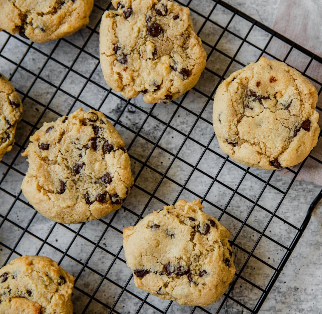 Almond Flour Chocolate Chip Cookies Gina Gibson