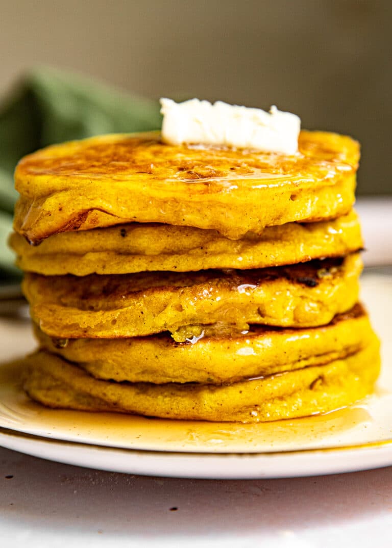 Wholesome Delight: Protein-Packed Golden Milk Pancakes Recipe