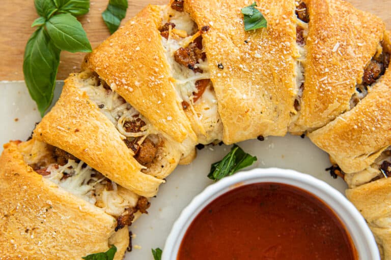 Crescent Roll Pizza Ring