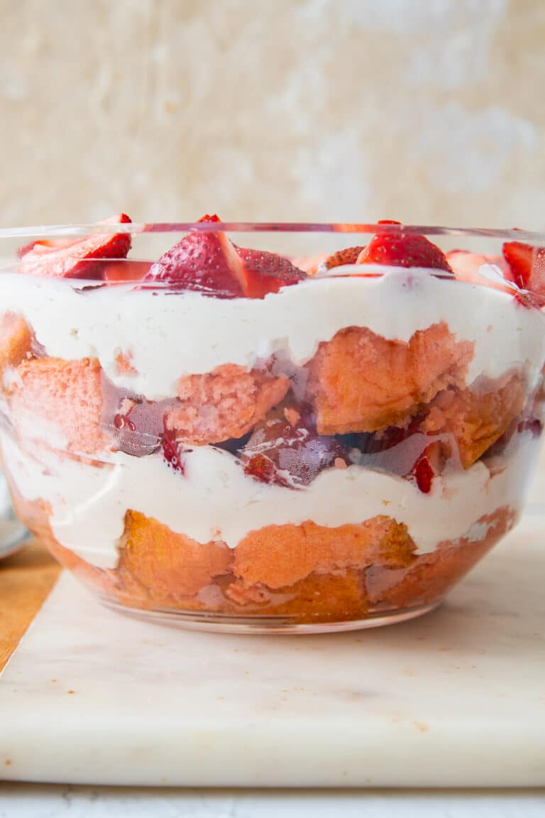 Spring Strawberry Shortcake Trifle